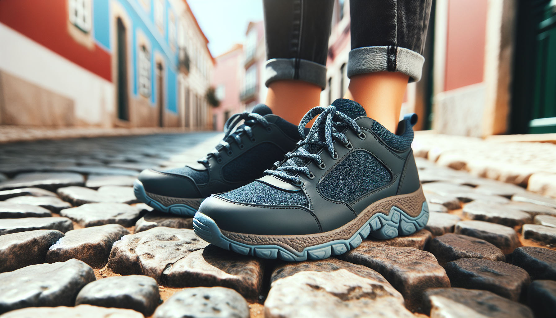 Comfortable walking shoes for navigating Portuguese terrain
