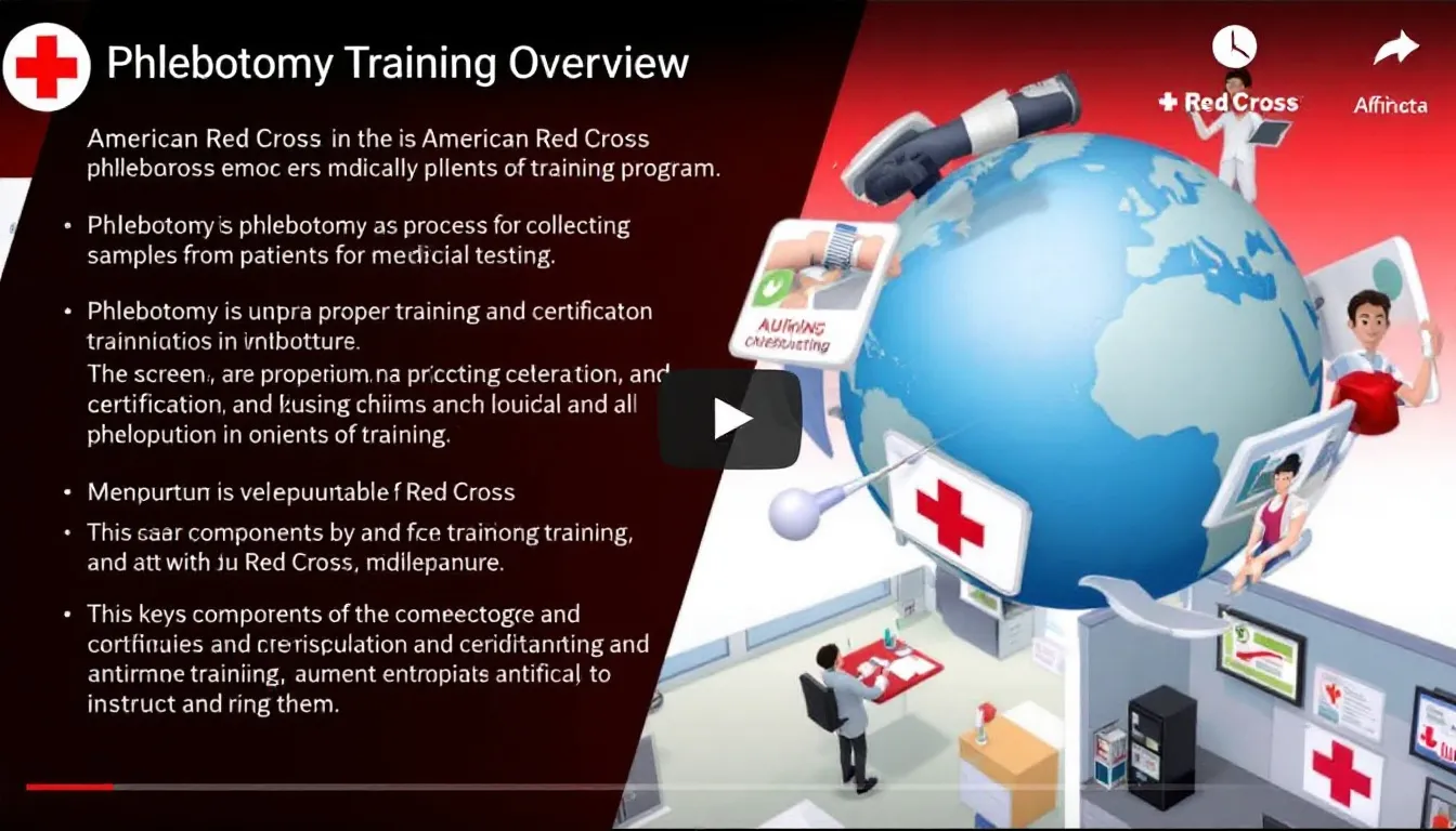 An overview of Red Cross phlebotomy training programs.