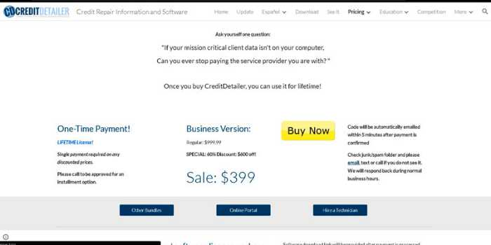 Credit Detailer