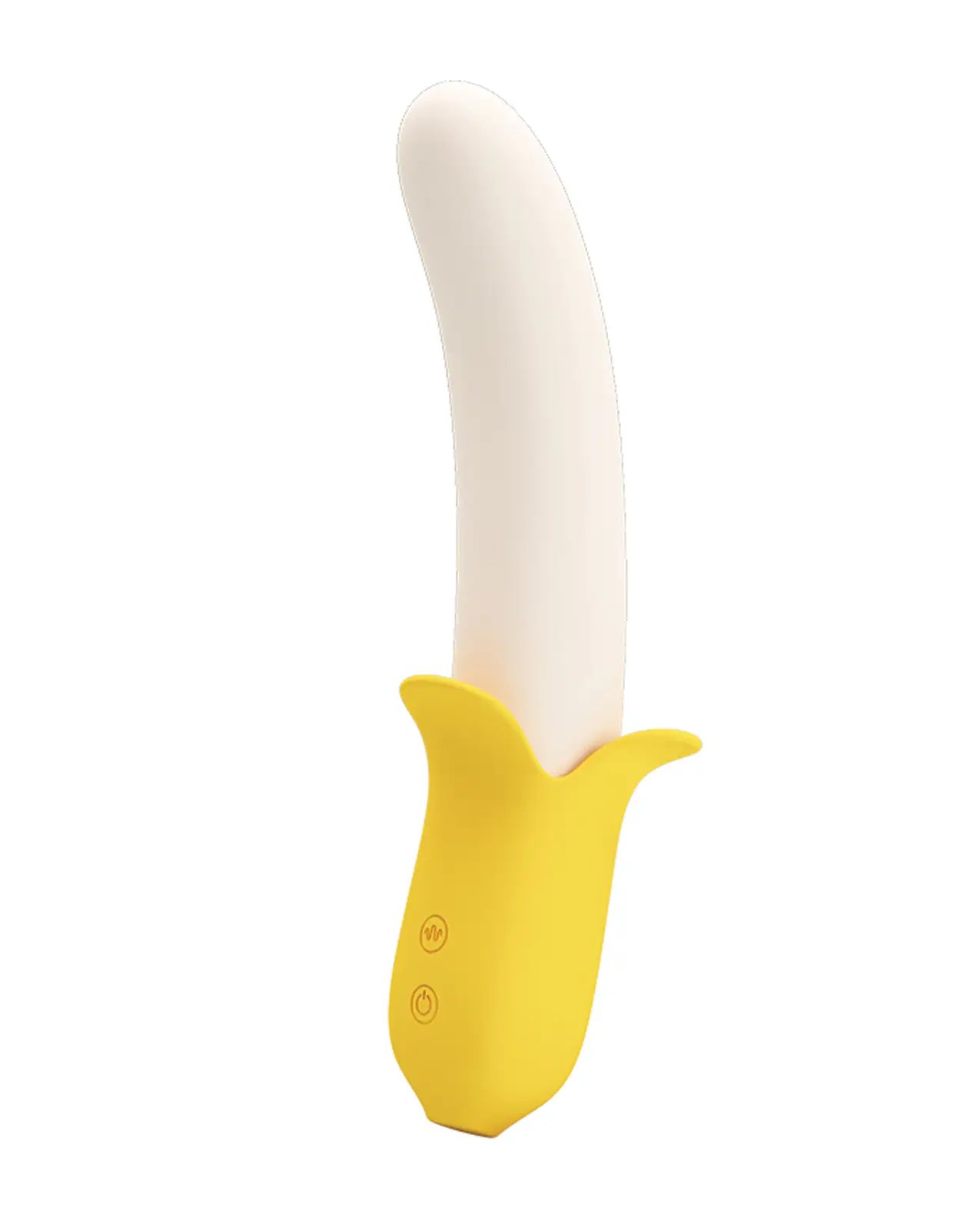 Pretty Love Banana Geek Thrusting Vibrator – Yellow