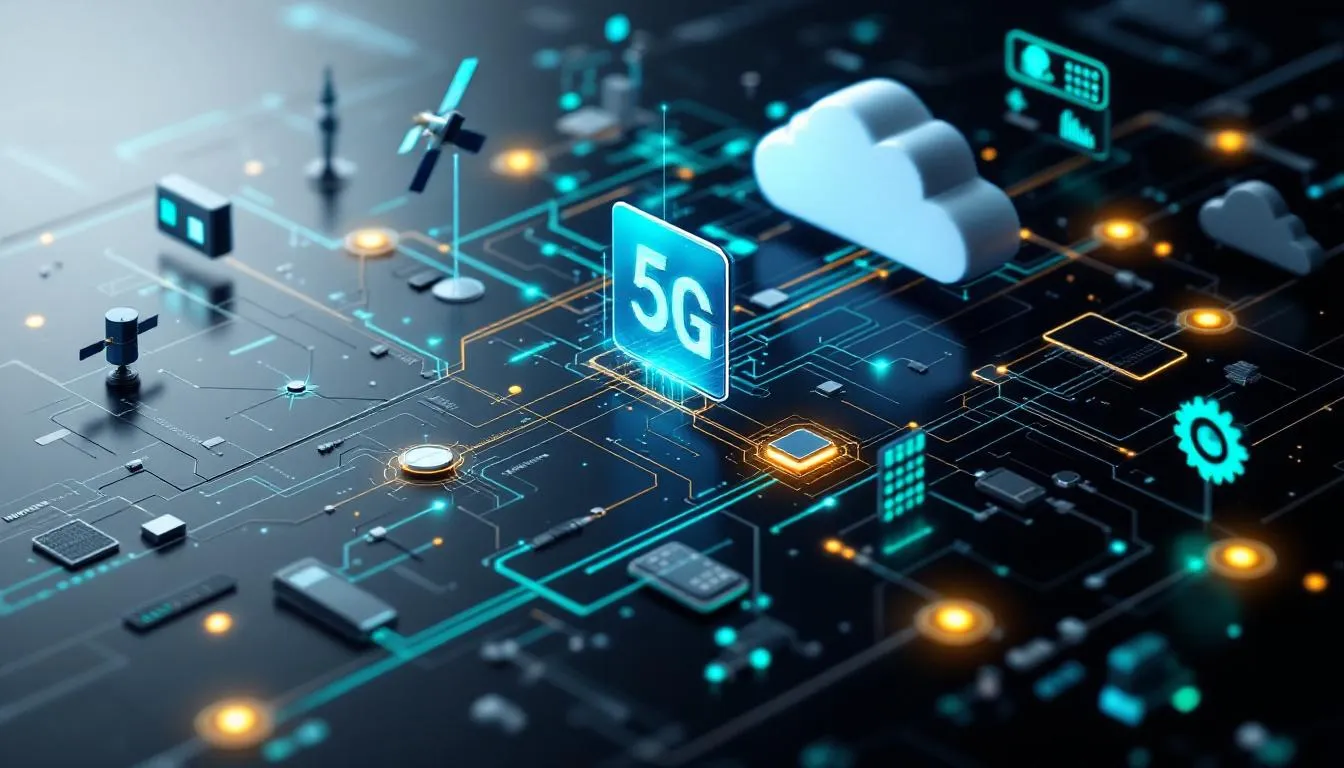 Schéma expliquant le fonctionnement de la convergence fixe mobile dans les télécoms.