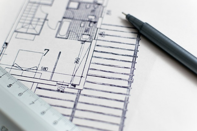 architecture, blueprint, floor plan, bath kitchen features