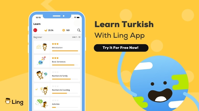 Learn Turkish With Ling App