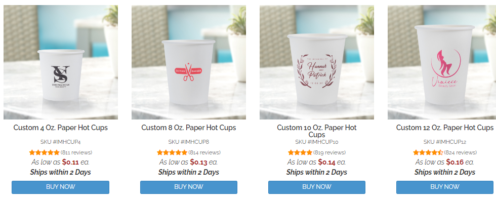 paper cups