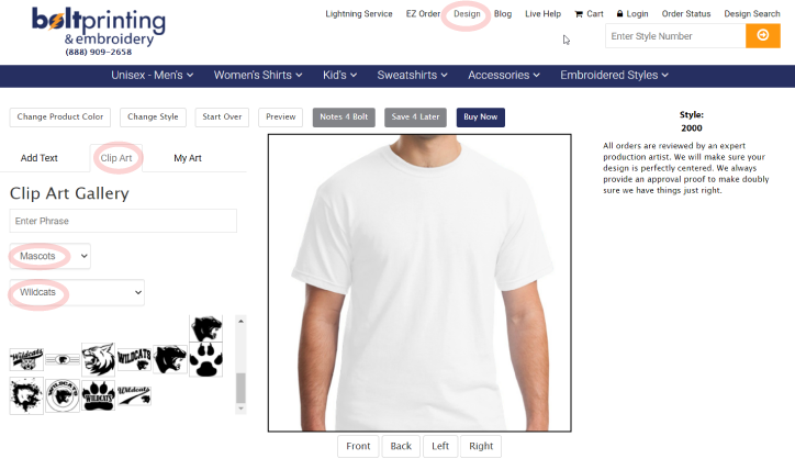 Our design tool has something for everybody -- even an ecommerce store owner looking to sell t-shirts online