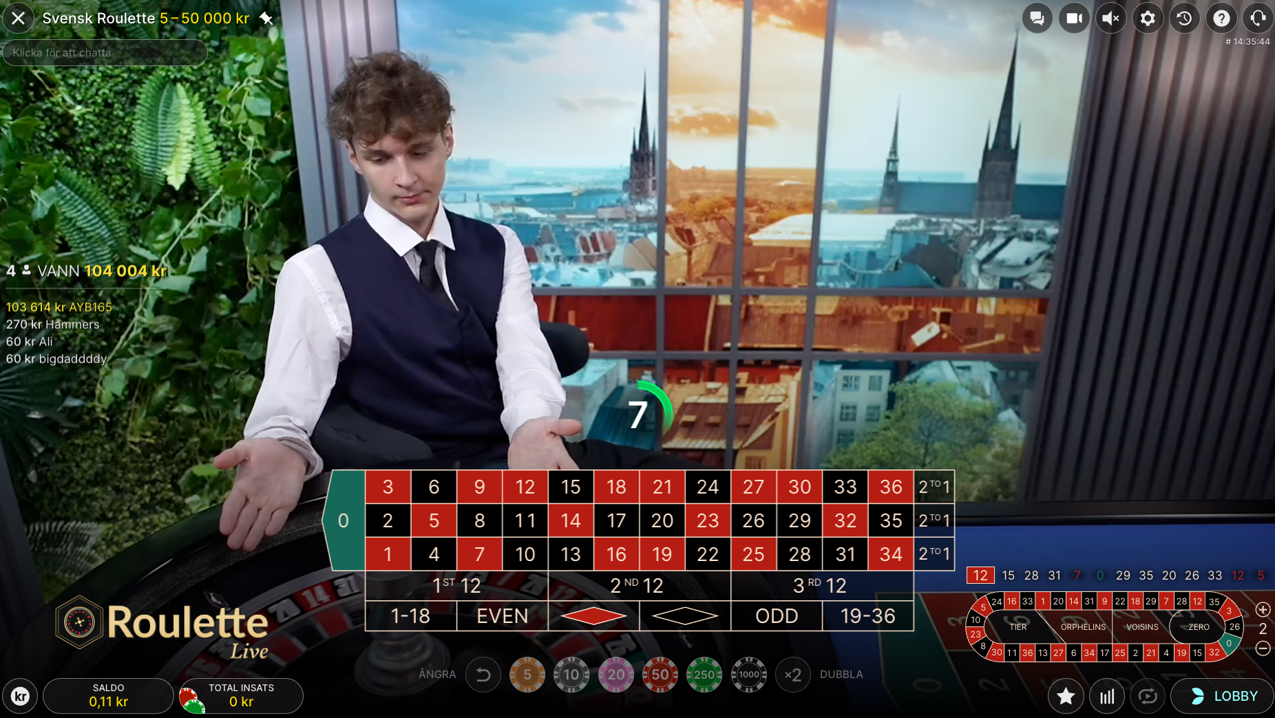 Live casino