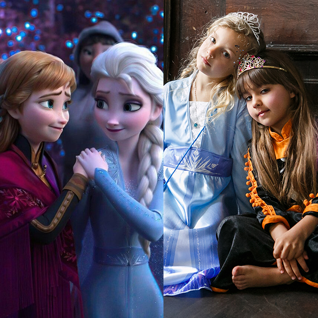 Frozen jurken Elsa en Anna