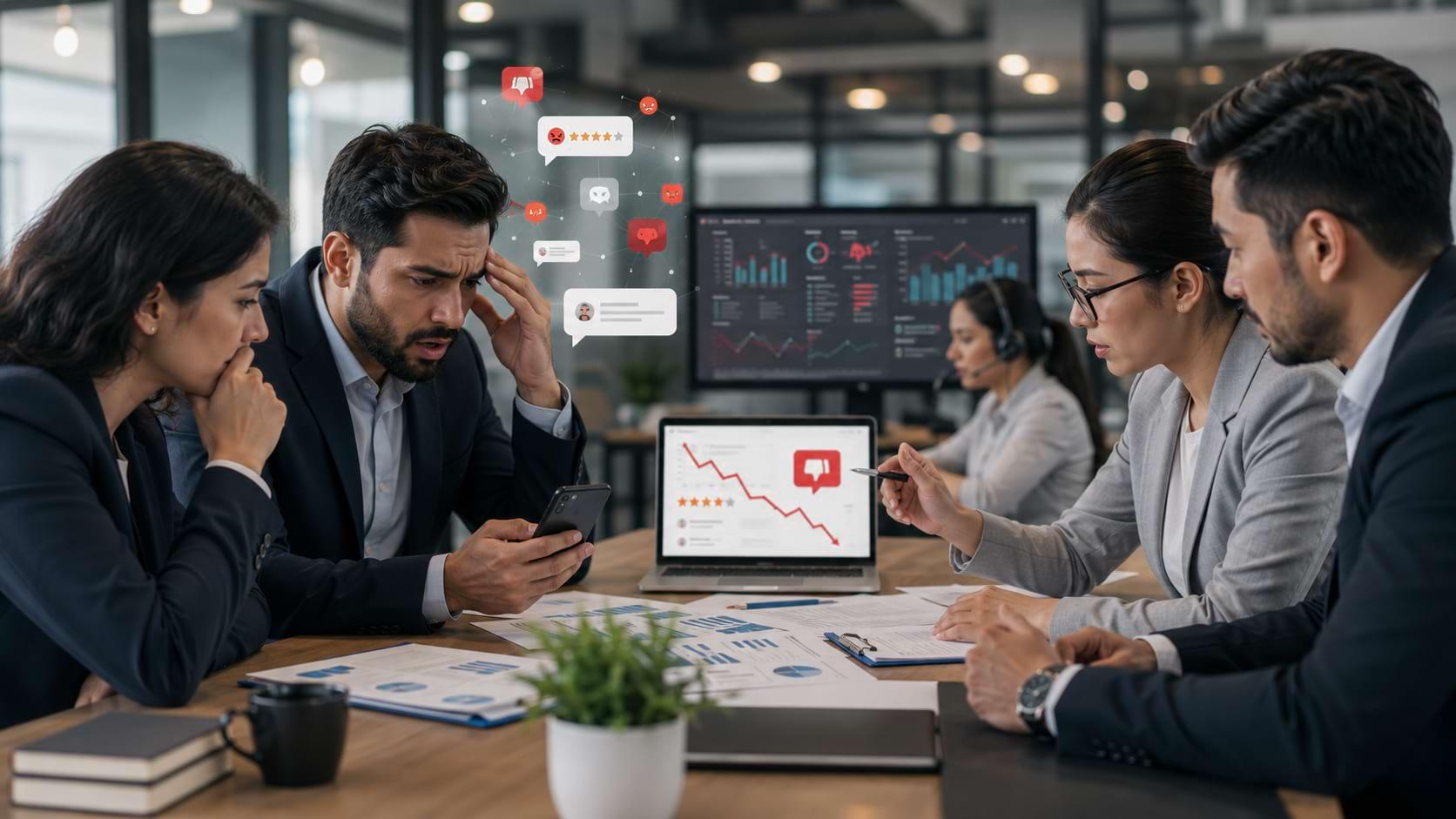 Reputation management policy protecting business credibility across social media