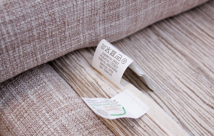Before you clean a fabric sofa, check its cleaning tag for the cleaning instructions first