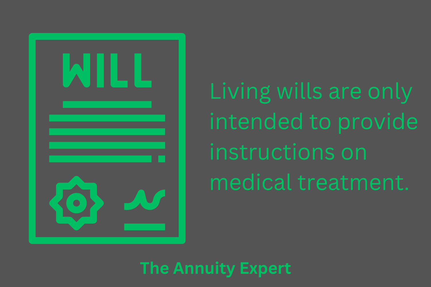 Living Wills Are Only Intended To Provide Instructions On Medical Treatment