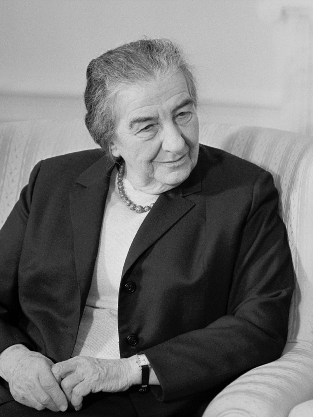 Golda Meir, premier Izraela, która ustąpiła ze stanowiska po wojnie Yom Kippur. / Źródło: Wikimedia Commons