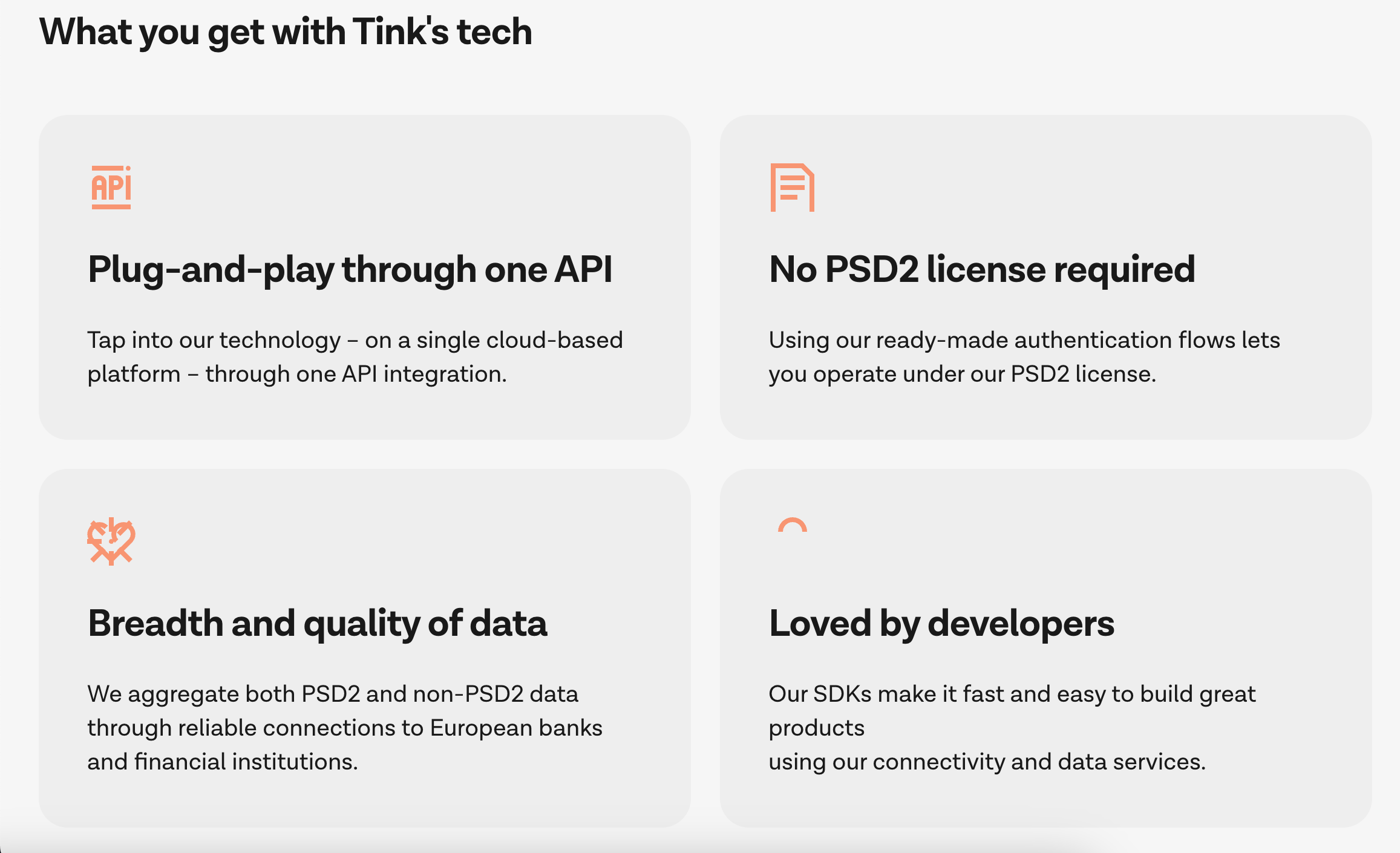 Tink – open banking and data enrichment