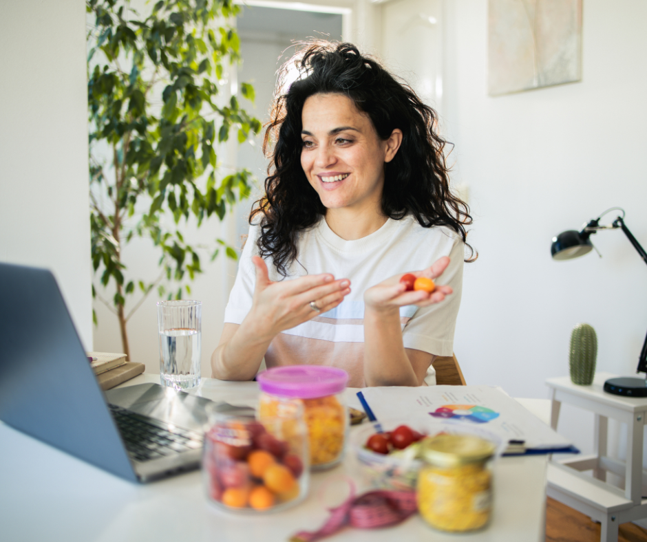 A person developing healthy habits to stay sober