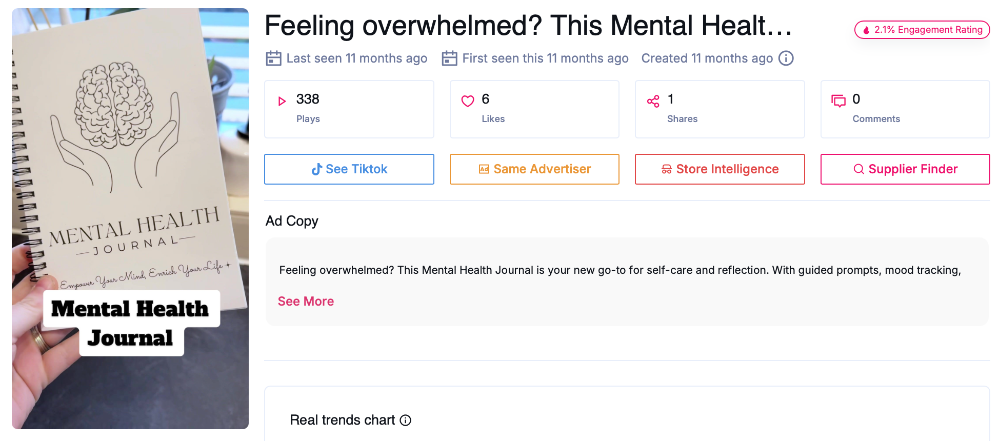 viral tiktok products - journal 