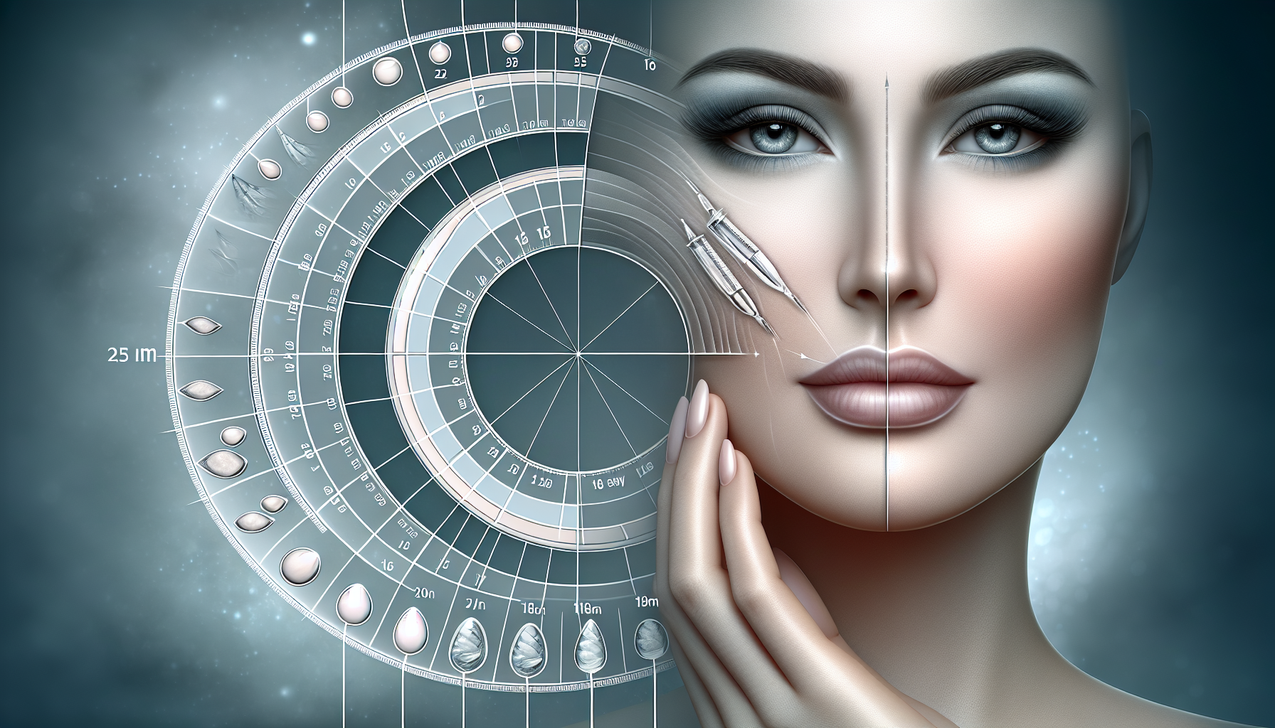 Illustration of Restylane fillers duration and maintenance