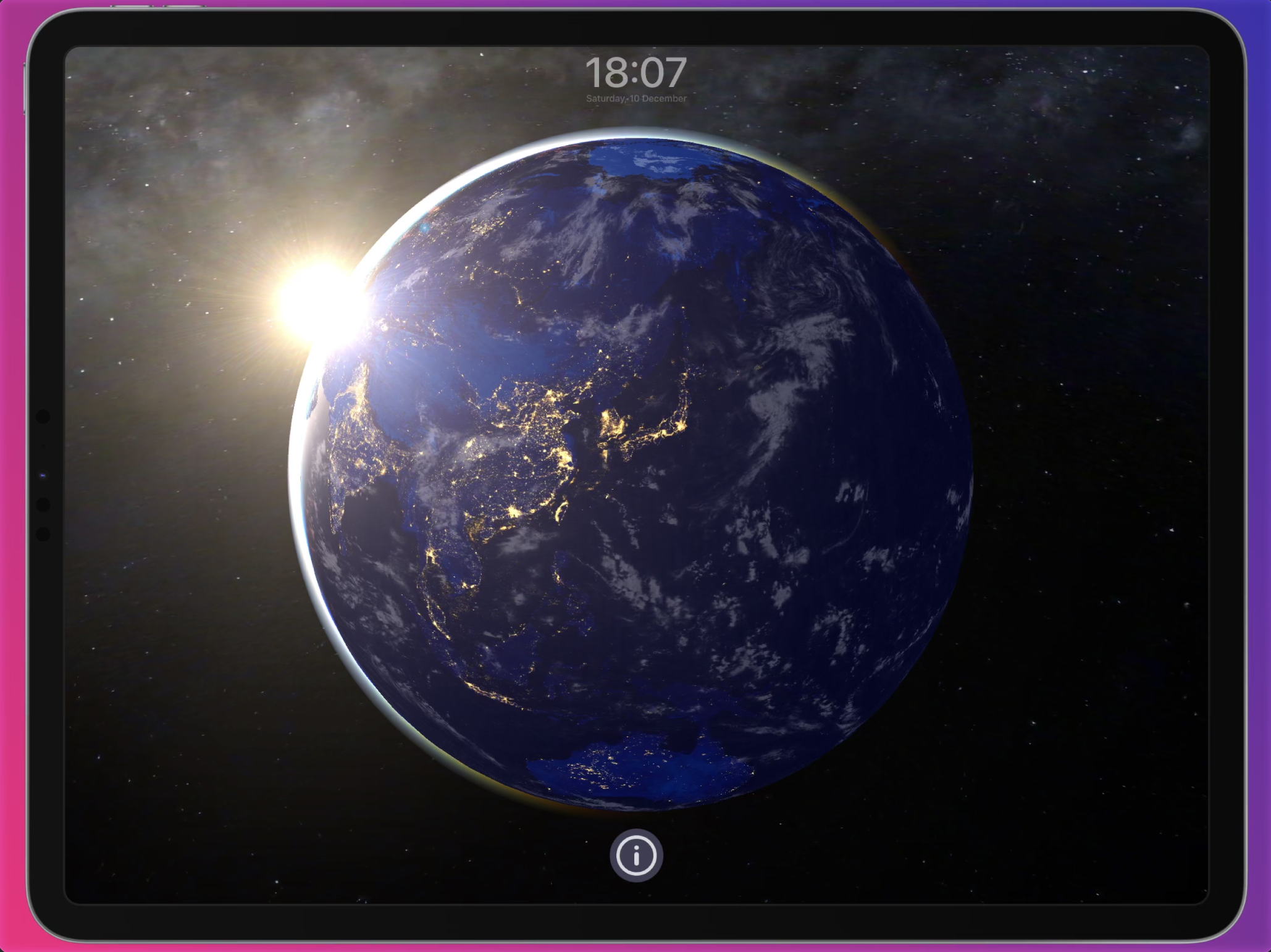 Earth 3D HD wallpaper library on Mac