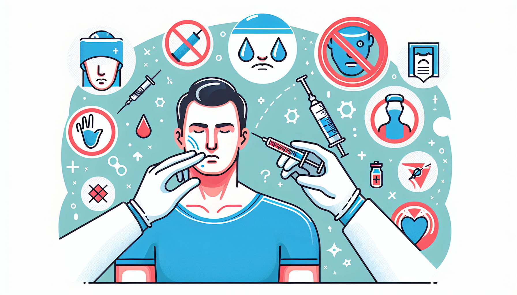 Illustration of potential risks and side effects