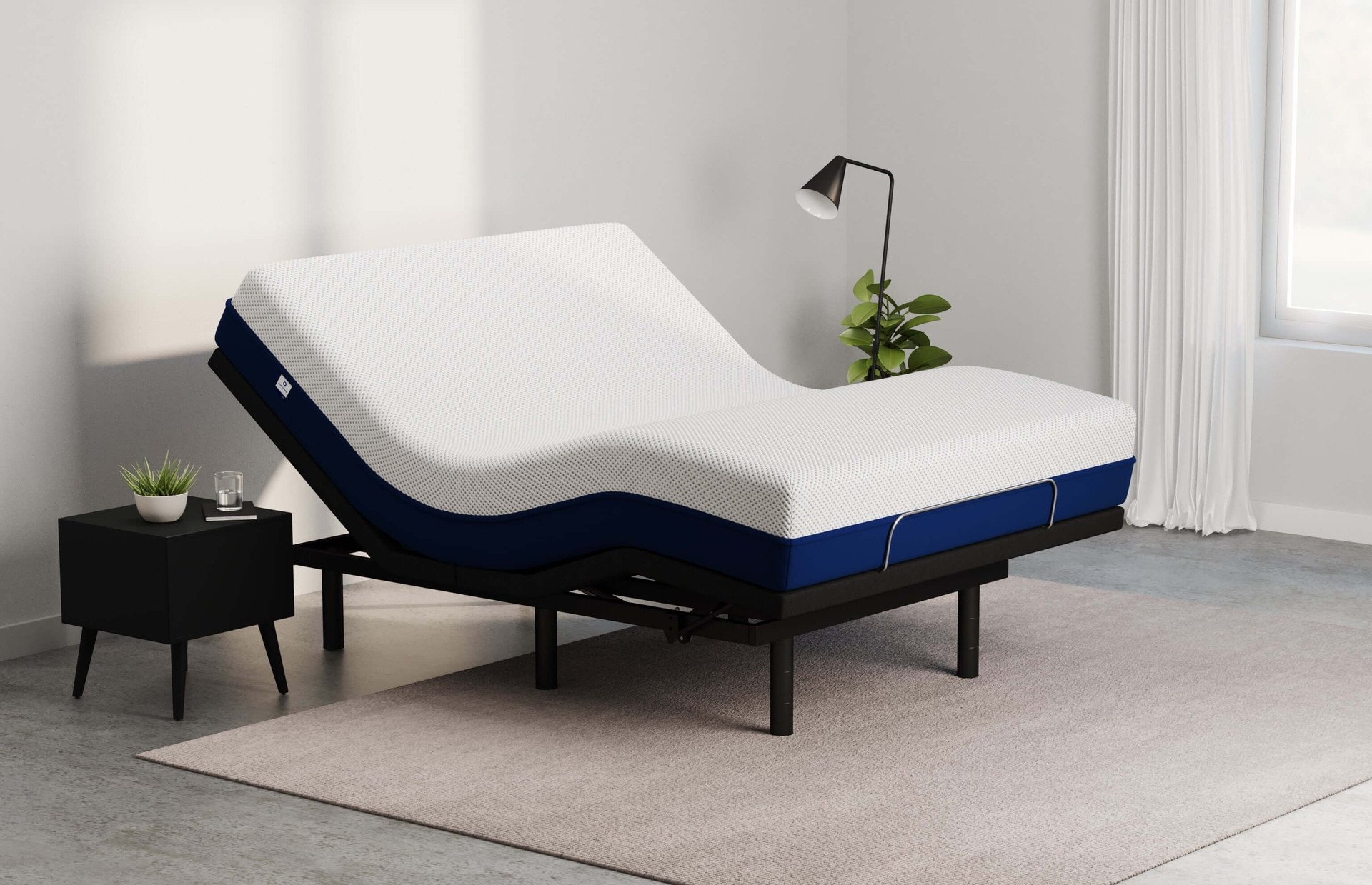 How Much Does an Adjustable Bed Frame Cost? platform bed, under bed led lighting, head and foot, split california king, underbed storage, twin xl