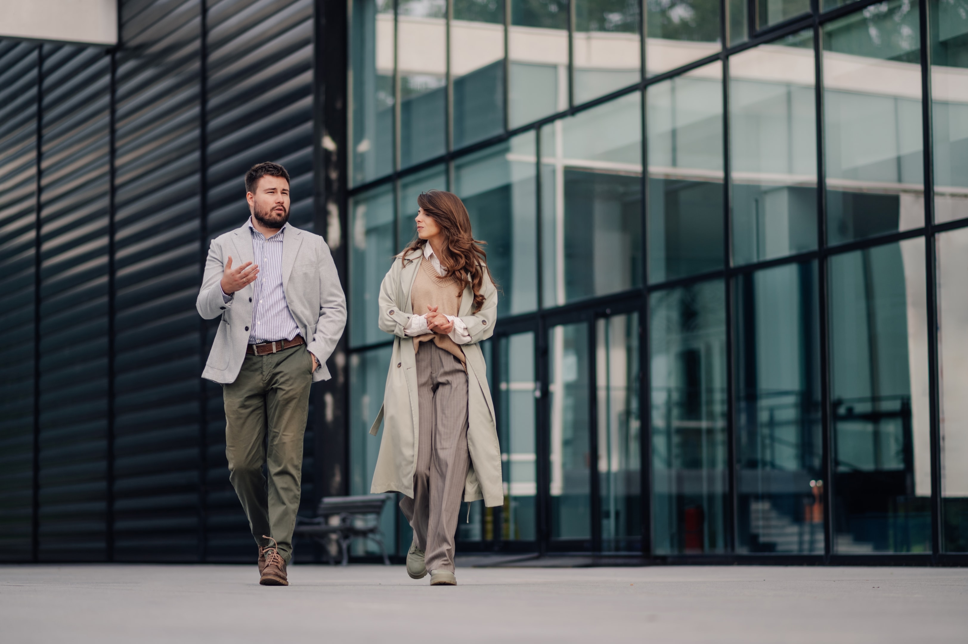 rozmowa współpracowników