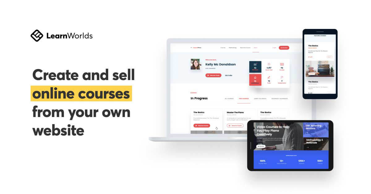 LearnWorlds course platform