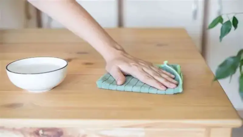 green clot for cleaning dinning area