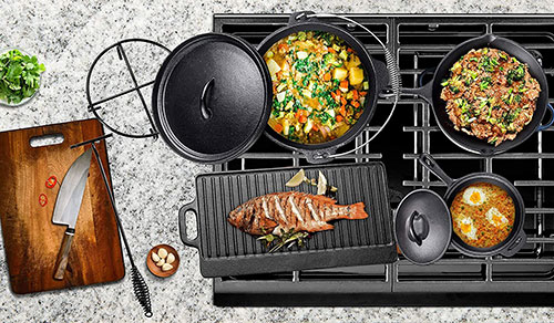 Bruntmor Camping Cooking Set of 7
