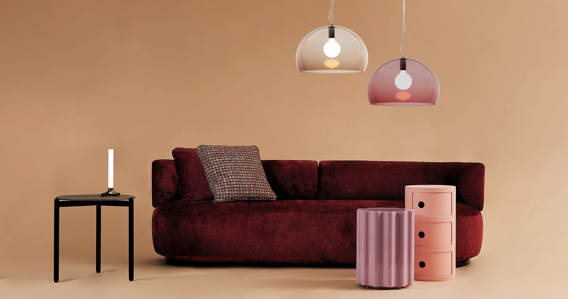 Living room furniture by Kartell