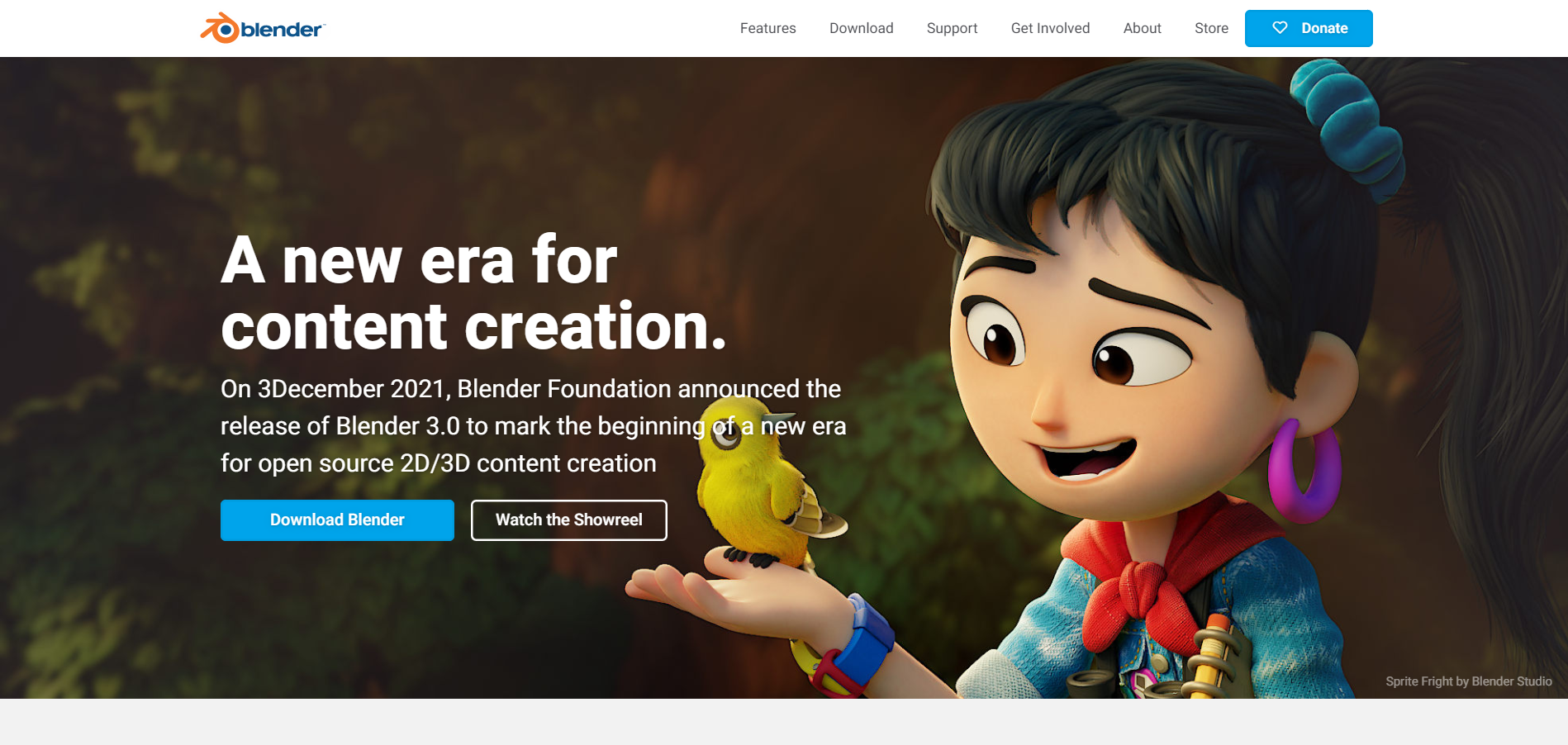 Blender Main Page