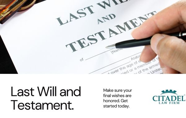 A Last Will and Testament Document for young adults