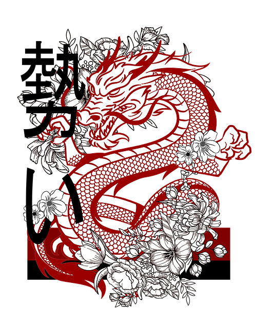 dragon, t-shirt design, design