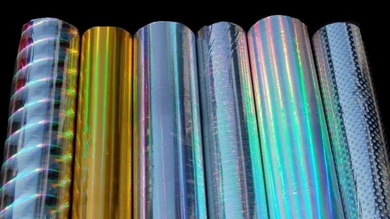 Various Hologram Material Finishes