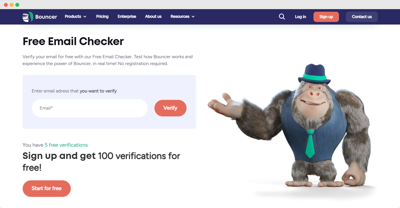 免费电子邮件检查程序,用于验证酒店的电子邮件。