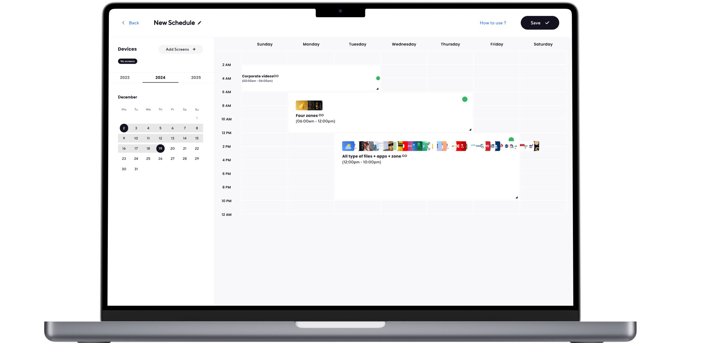 schedule content playback for perfect timing