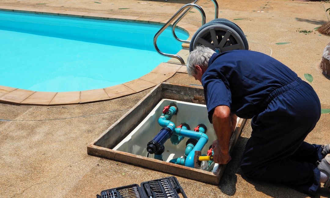 acid wash, pool trowel