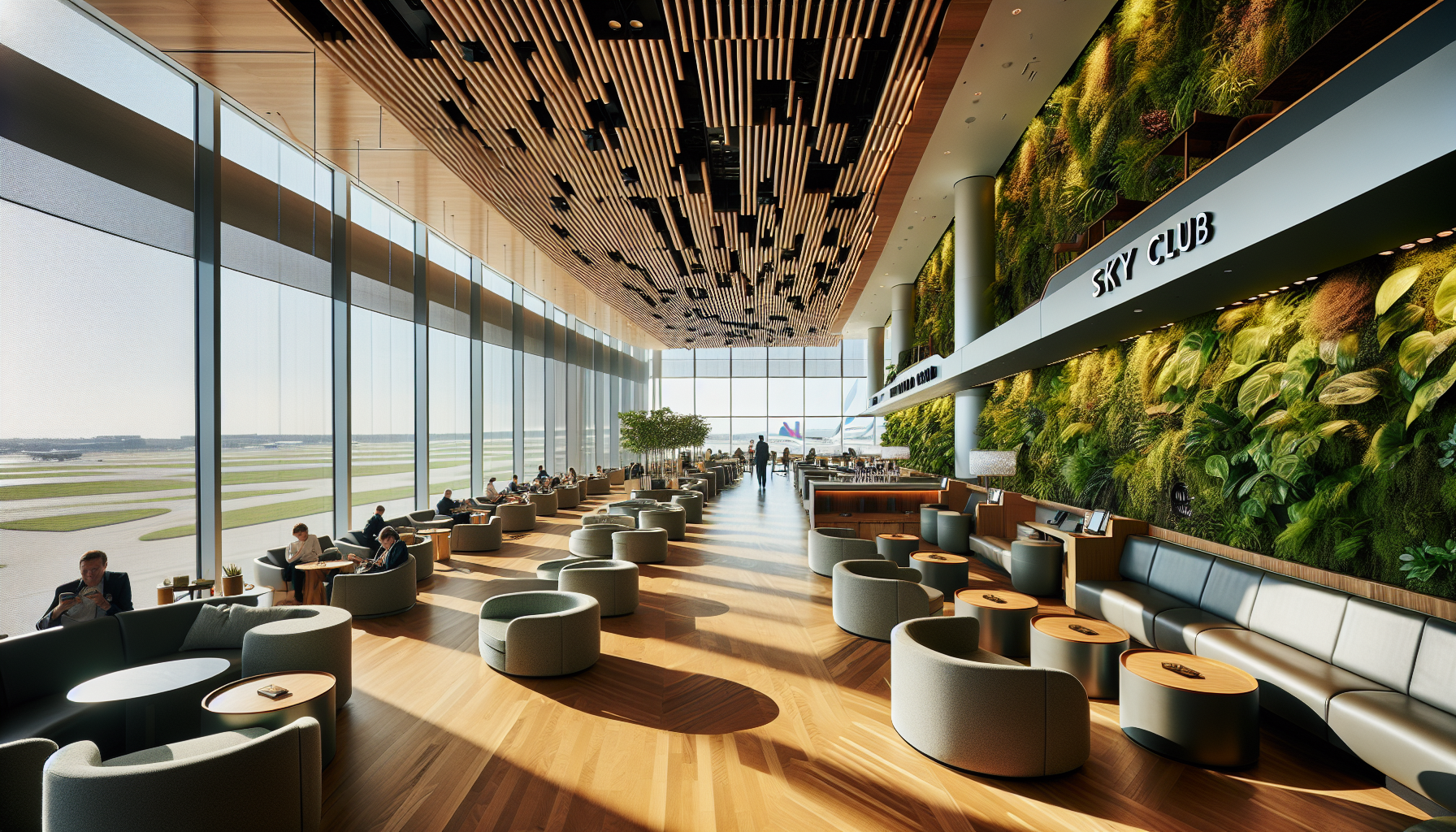 Largest Delta Sky Club at LaGuardia