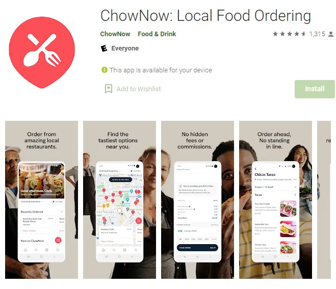 9.) ChowNow