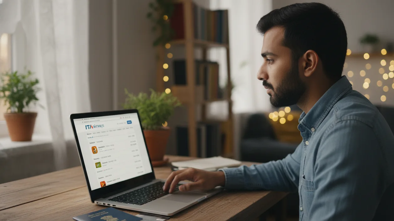 Using ITA Airways Time To Think for dummy ticket