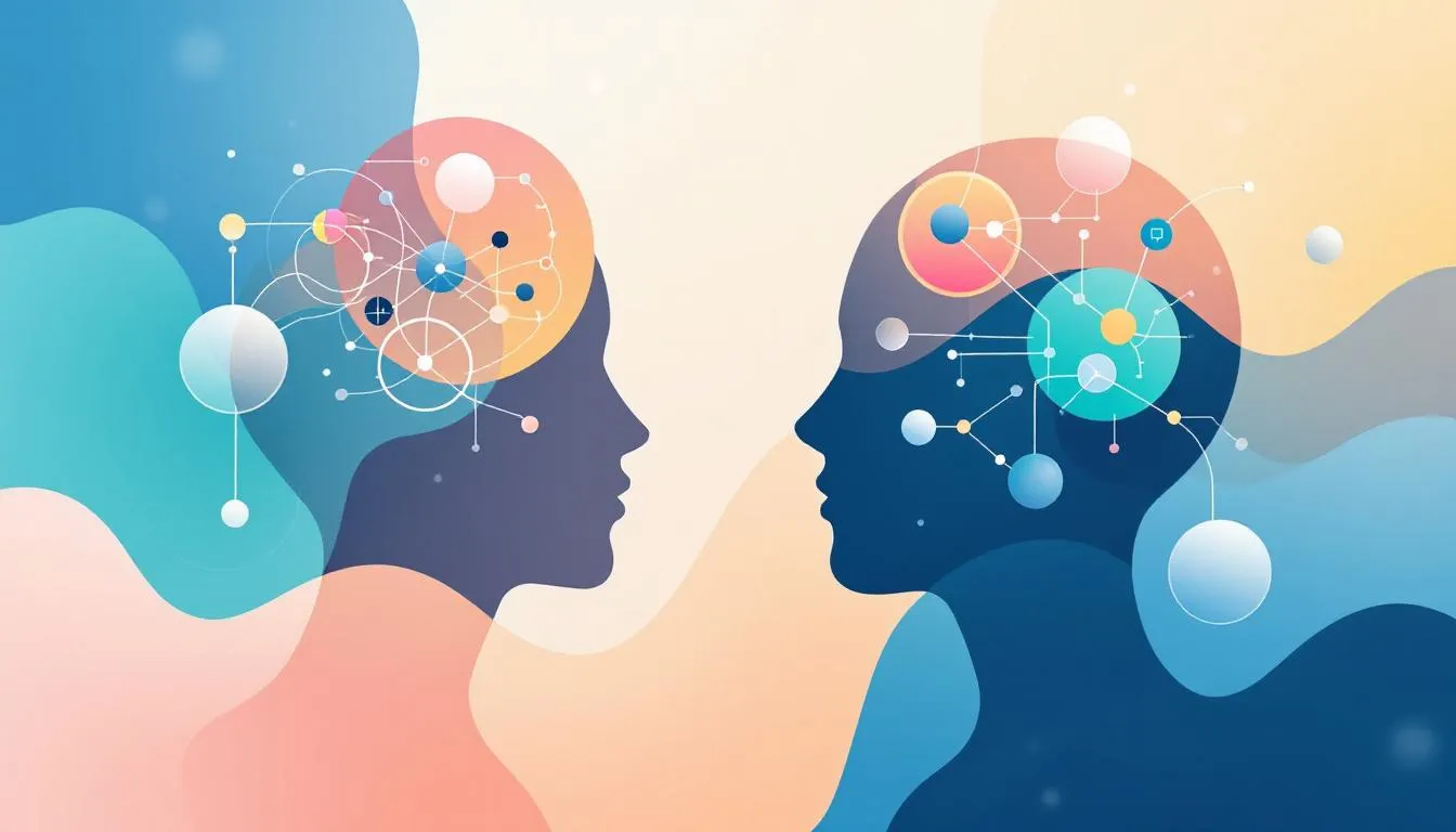 Visual representation of enhancing relationships through IFS therapy.