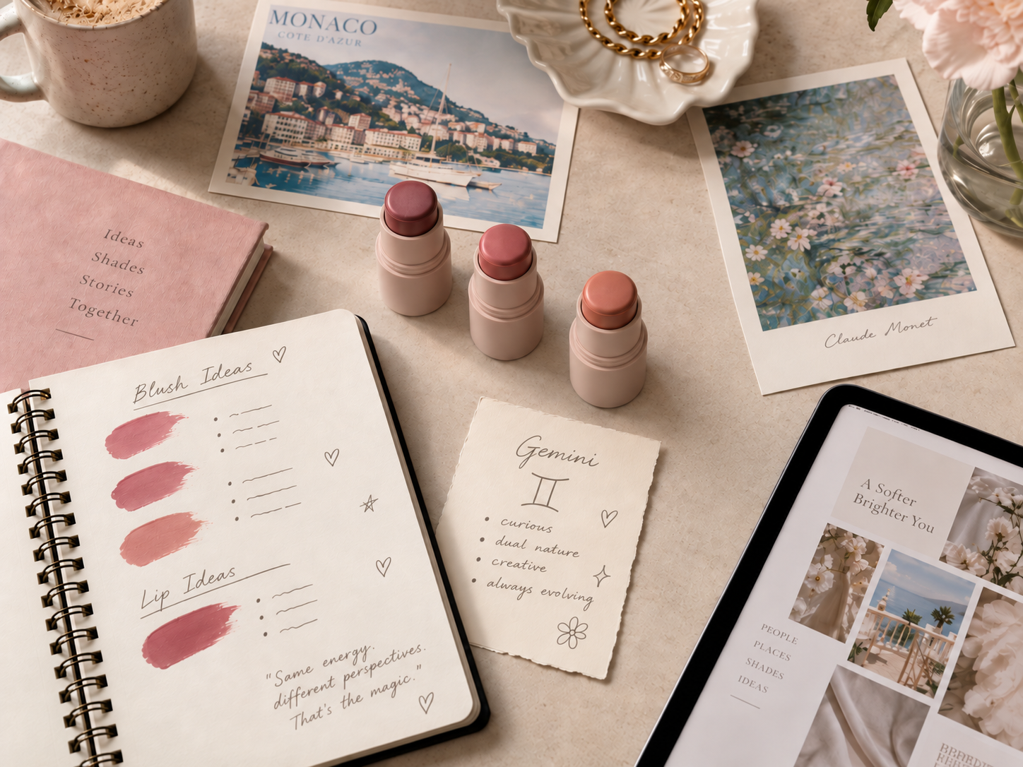 Generated visual inspired by product co-creation