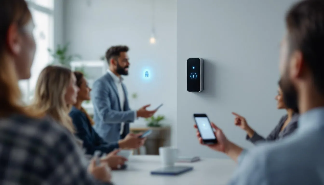 A personalized training session for customers on using smart locks effectively, enhancing customer loyalty.
