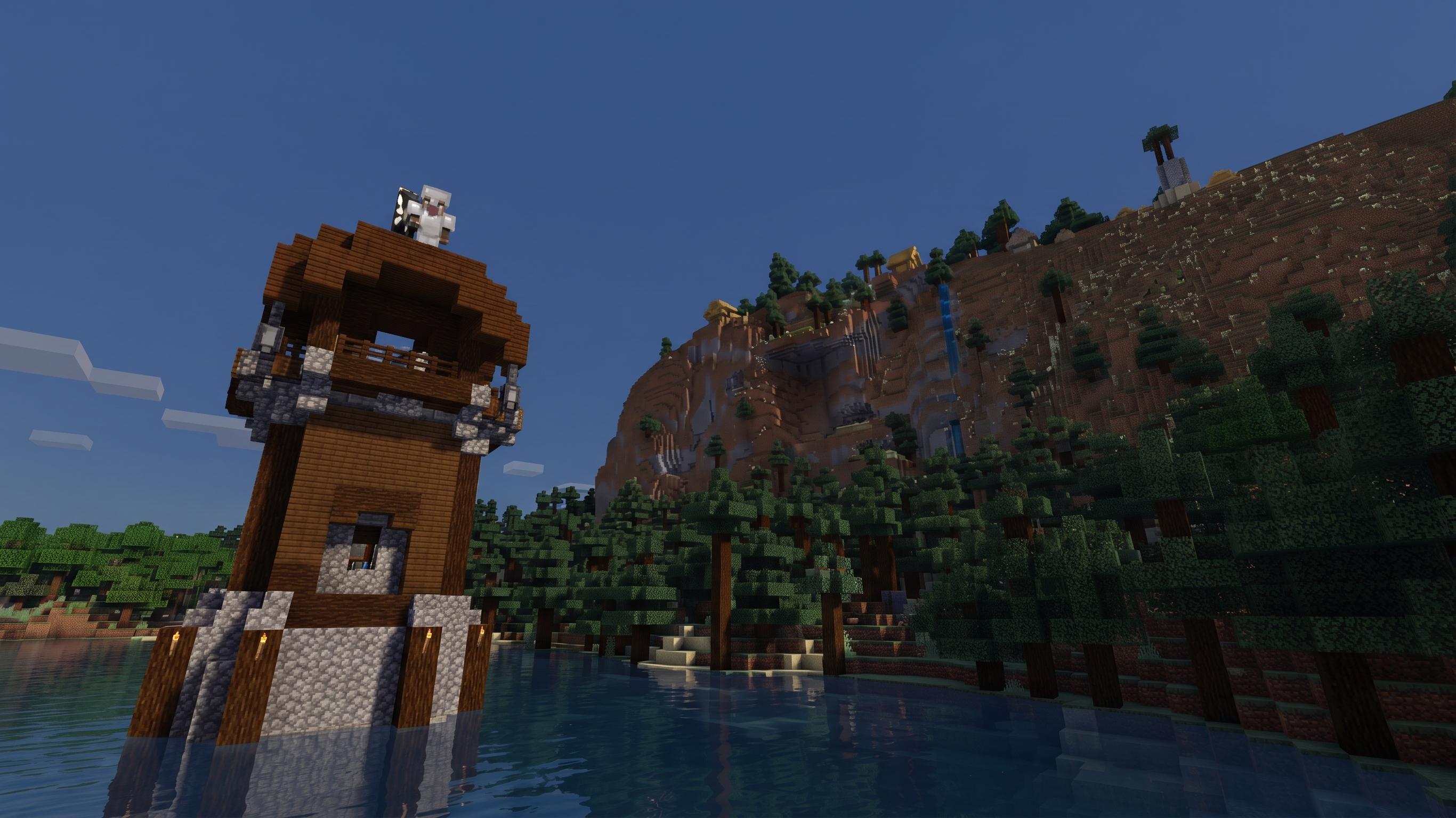 The "Busy Meadow" Structure Hub Minecraft