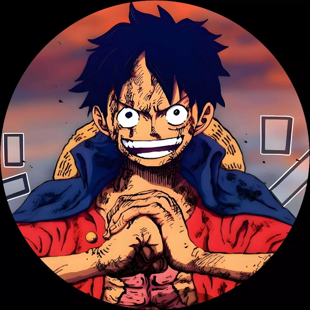 Download One Piece Luffy PFP Pouting With Toothpick Wallpaper   Wallpaperscom