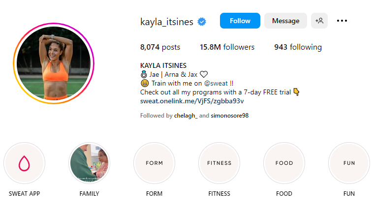 Kayla Itsines built her brand as one of the most successful Instagram influencers in the fitness industry 