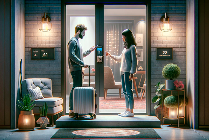 Smart locks will ensure smooth check in and check out