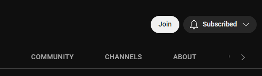 Channel membership available via the join button