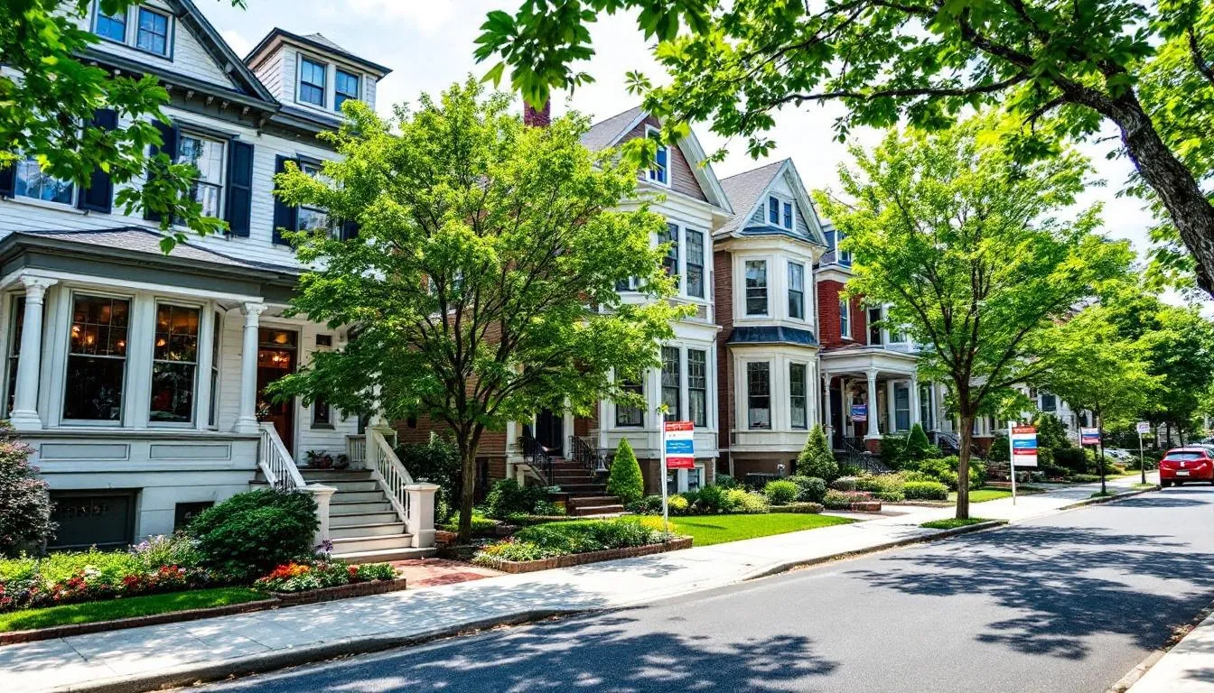 A view of New Haven showcasing its vibrant real estate market and investment potential.