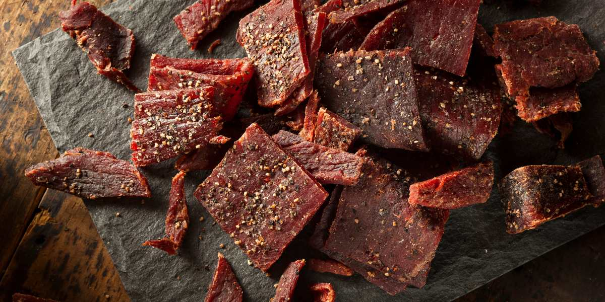 Beef or Turkey Jerky are commonly found at gas and petrol stations all over the US, Canada, UK, Australia and South Africa