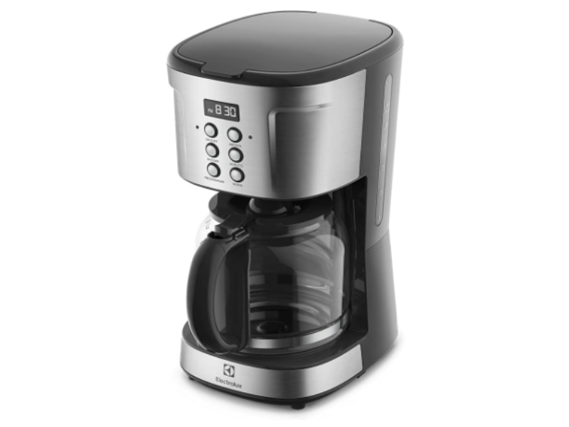 Cafeteira Elétrica Electrolux inox filtro permanente ECM30. Imagem: www.amazon.com.br.