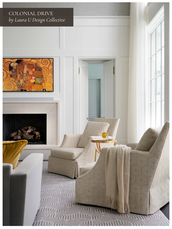 Colonial Drive (Houston, Texas, USA) performance upholstery in the living room