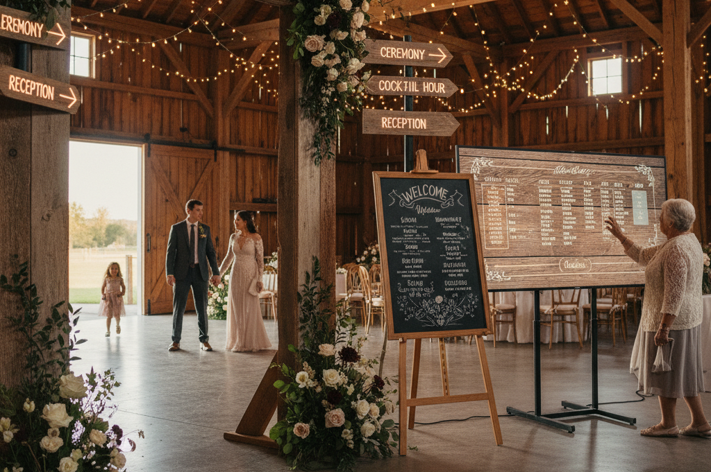 What Wedding Signage Do I Need for My Wedding? 10 venue spotlight the old barns at dry run farms
